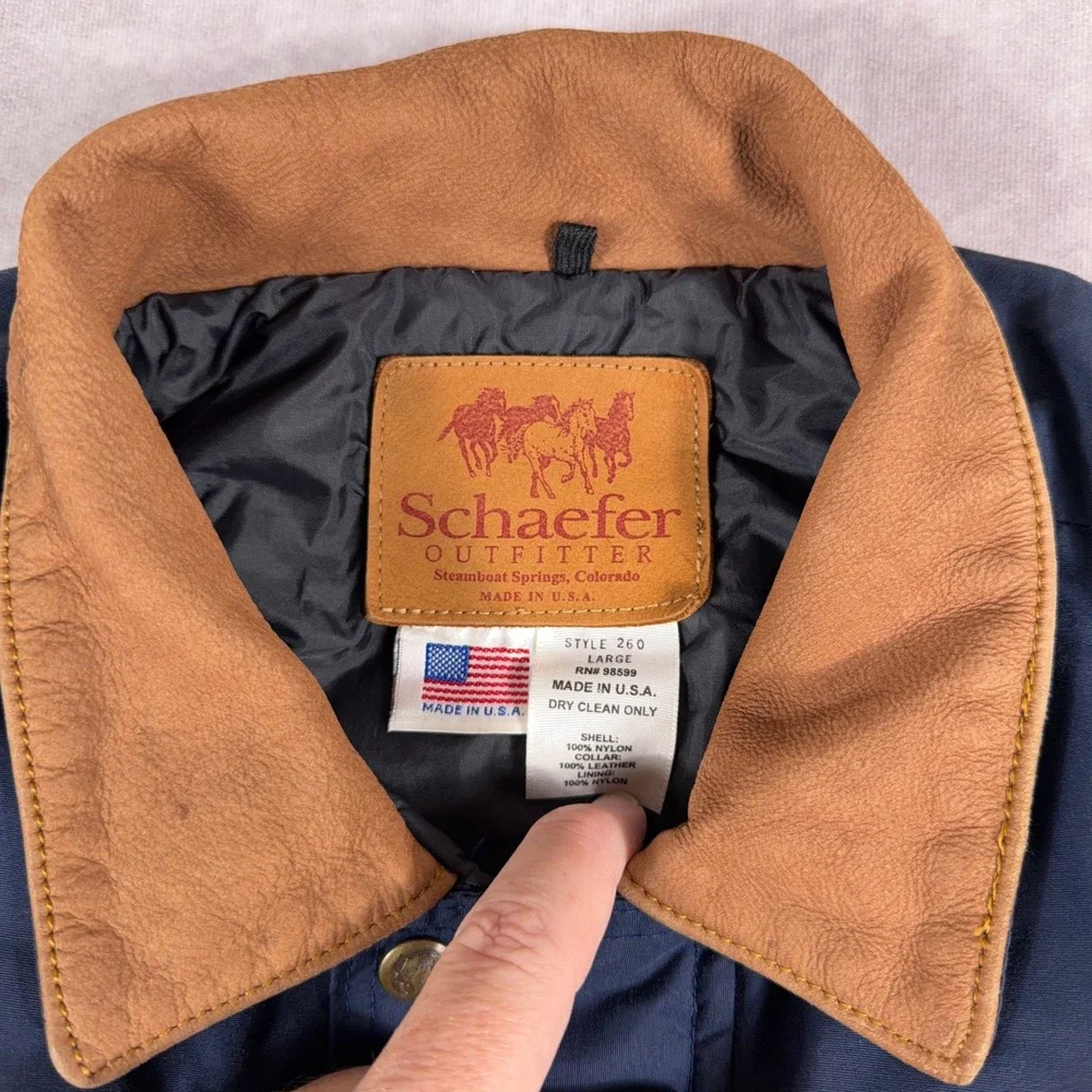Schaefer Outfitter please note